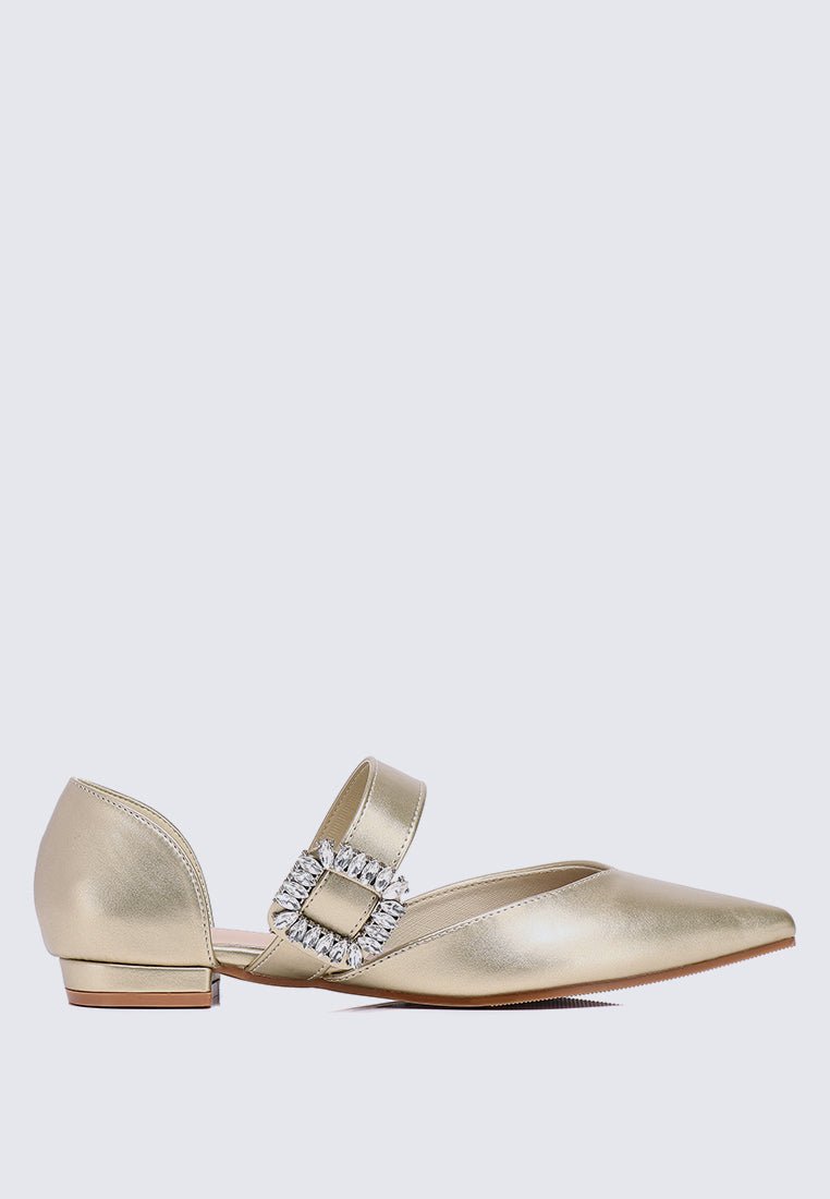 Calista Comfy Ballerina In GoldShoes - myballerine