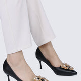 Camellia Comfy Pumps In Black - myballerine