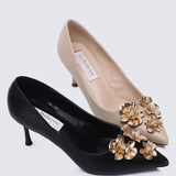 Camellia Comfy Pumps In Black - myballerine