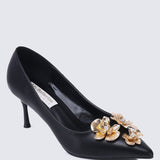 Camellia Comfy Pumps In Black - myballerine