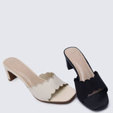 Carmen Comfy Heels In Beige - myballerine