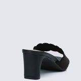 Carmen Comfy Heels In Black - myballerine