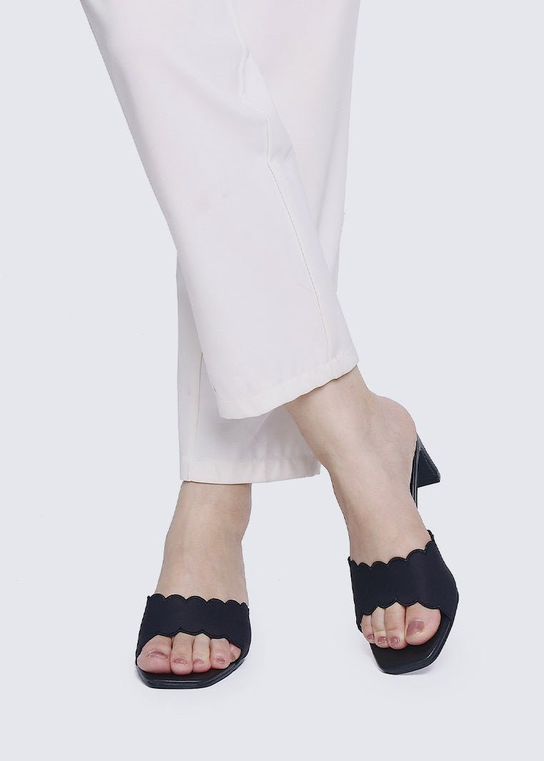 Carmen Comfy Heels In Black - myballerine