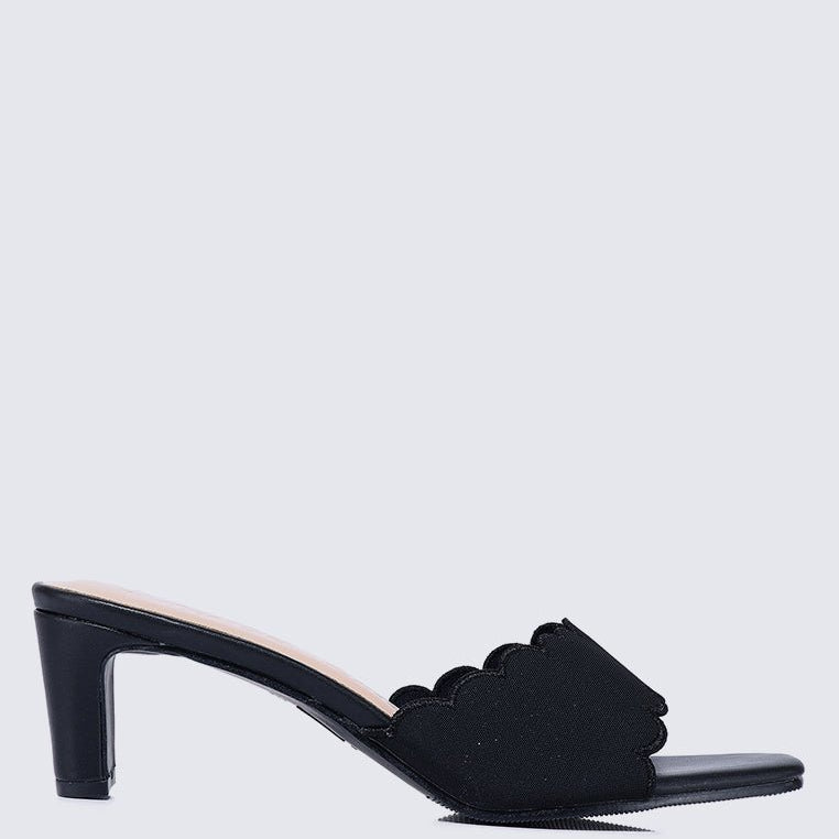 Carmen Comfy Heels In MidnightShoes - myballerine
