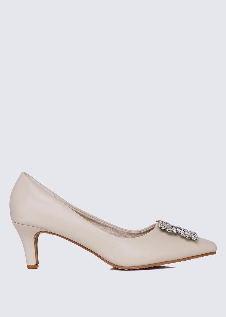 Casey Comfy Pumps In AlmondShoes - myballerine