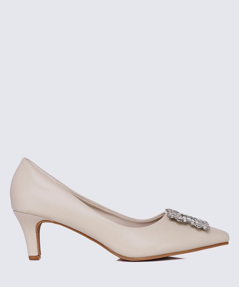 Casey Comfy Pumps In AlmondShoes - myballerine