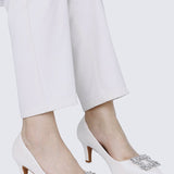 Casey Comfy Pumps In PearlPumps - myballerine