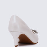 Casey Comfy Pumps In PearlShoes - myballerine
