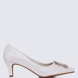 Casey Comfy Pumps In PearlShoes - myballerine