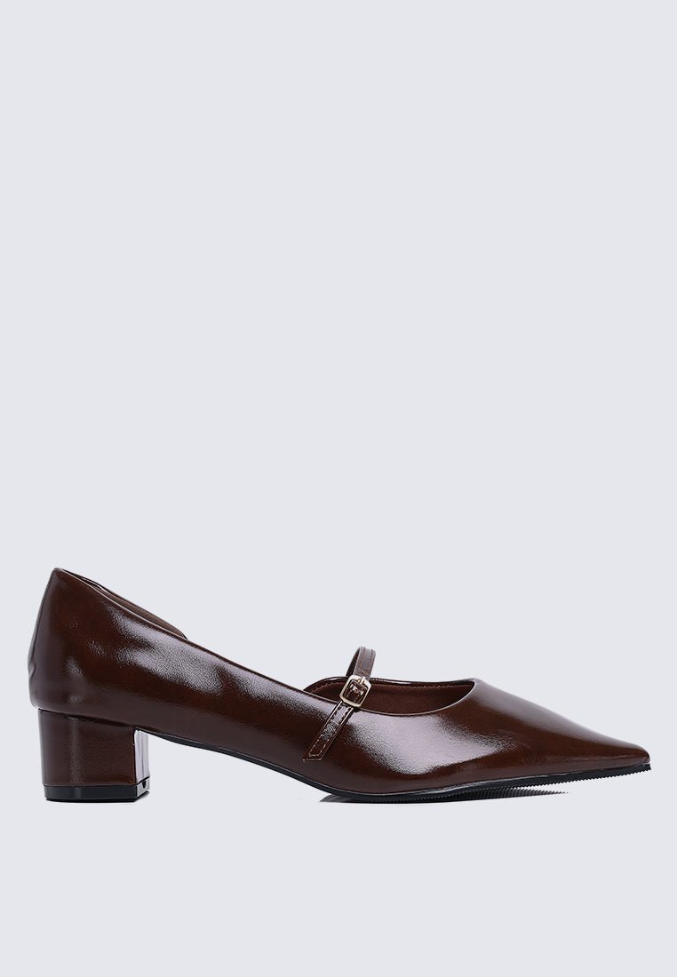 Catherine Ultra WideFit Comfy Heels In EspressoHeels - myballerine