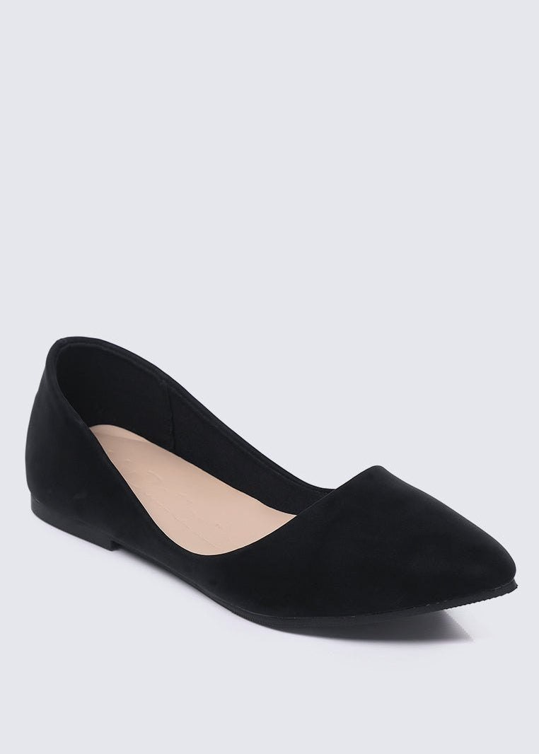 Cece 2.0 Comfy Ballerina In BlackBallerina - myballerine