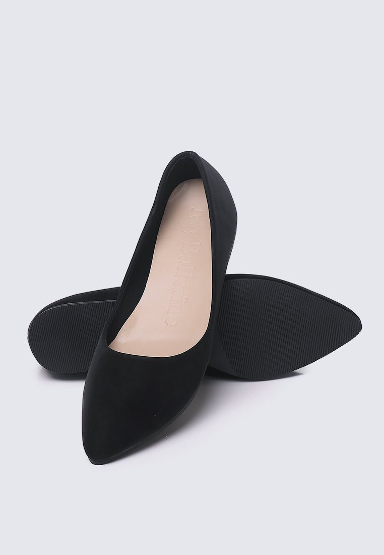 Cece 2.0 Comfy Ballerina In BlackBallerina - myballerine