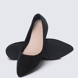 Cece 2.0 Comfy Ballerina In BlackBallerina - myballerine