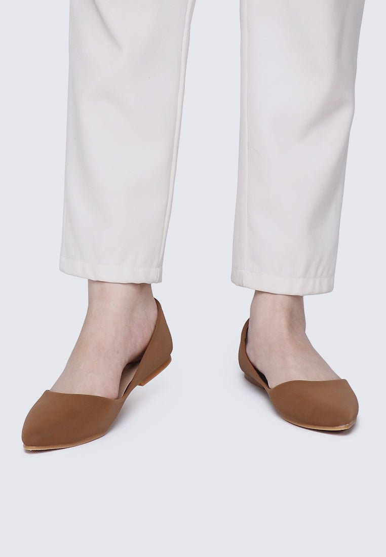 Cece 2.0 Comfy Ballerina In BrownBallerina - myballerine
