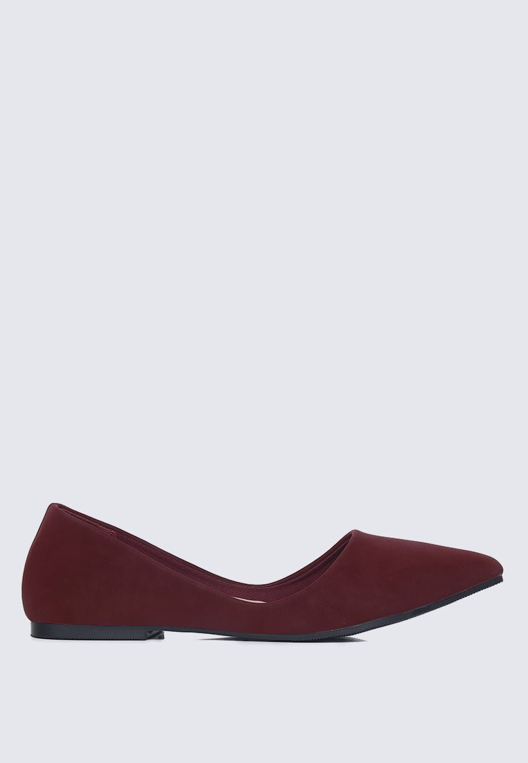 Cece 2.0 Comfy Ballerina In MaroonBallerina - myballerine