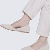 Cece 2.0 Comfy Ballerina In Off WhiteBallerina - myballerine