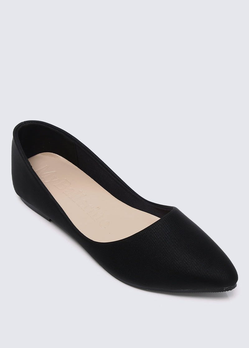 Cece Comfy Ballerina In Black - myballerine
