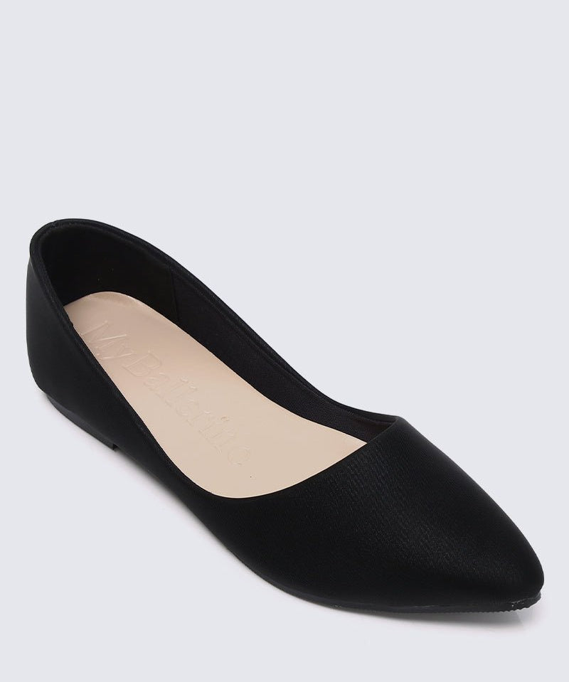 Cece Comfy Ballerina In Black - myballerine