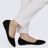 Cece Comfy Ballerina In Black - myballerine