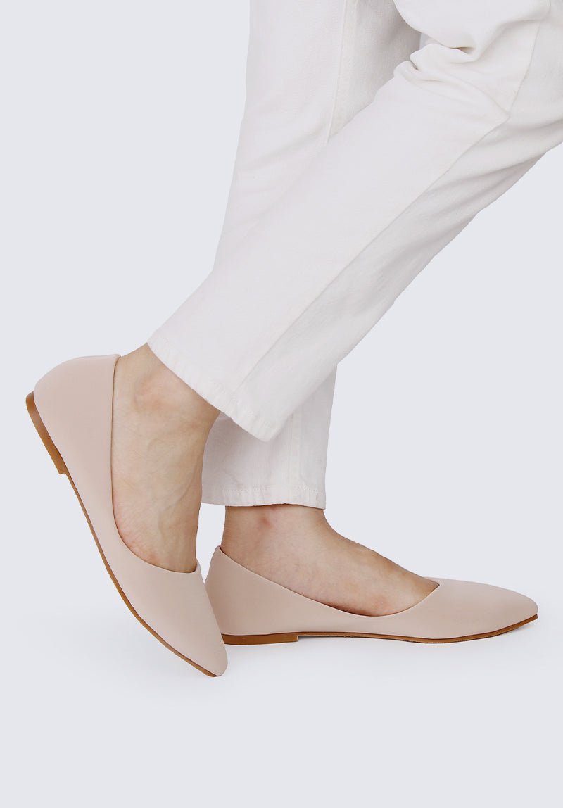 Cece Comfy Ballerina In Nude - myballerine