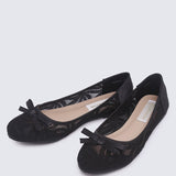 Cecelia Comfy Ballerina In Black - myballerine