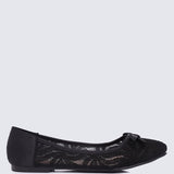 Cecelia Comfy Ballerina In Black - myballerine