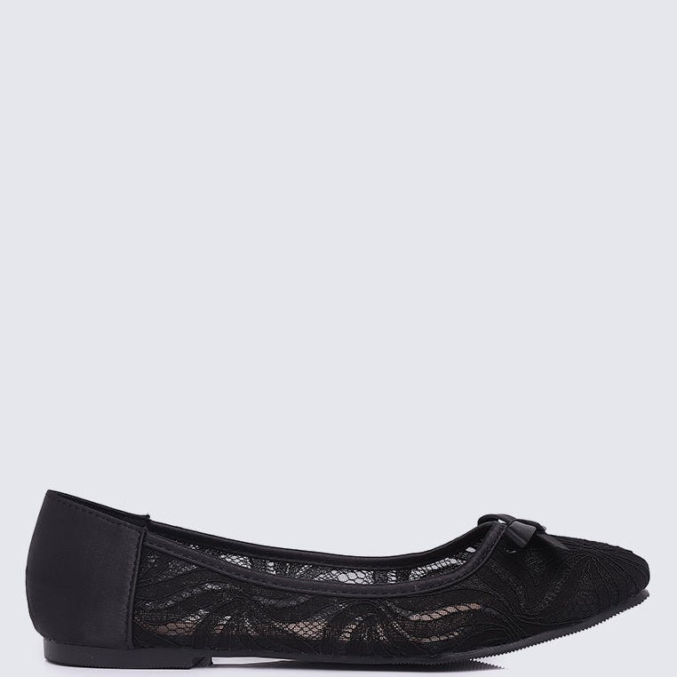 Cecelia Comfy Ballerina In Black - myballerine