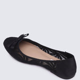Cecelia Comfy Ballerina In Black - myballerine