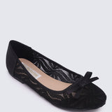 Cecelia Comfy Ballerina In Black - myballerine