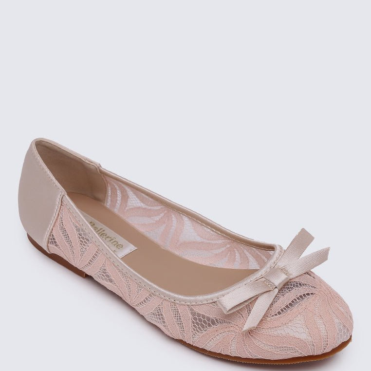 Cecelia Comfy Ballerina In Blush - myballerine