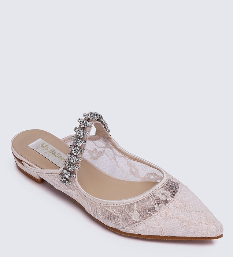 Celinne Comfy Heels In Blush - myballerine