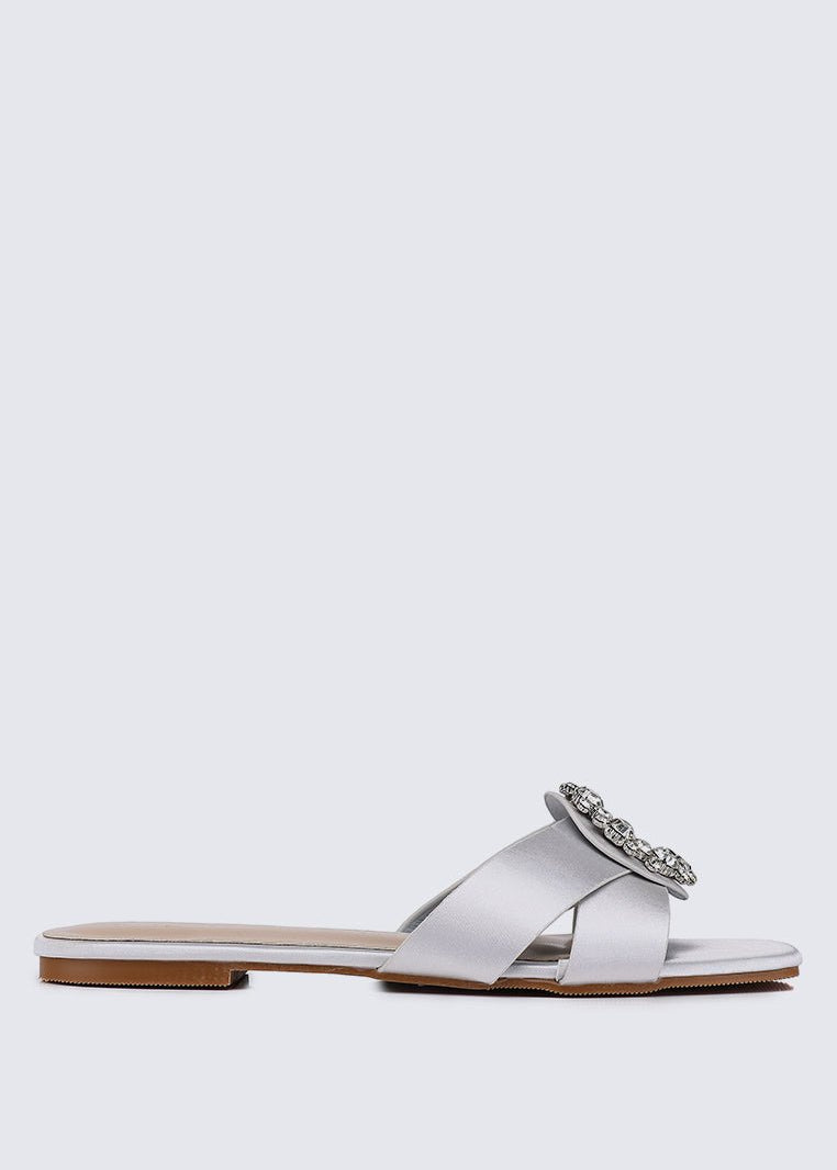 Charlie Comfy Sandals In SilverShoes - myballerine