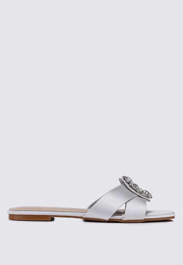 Charlie Comfy Sandals In SilverShoes - myballerine