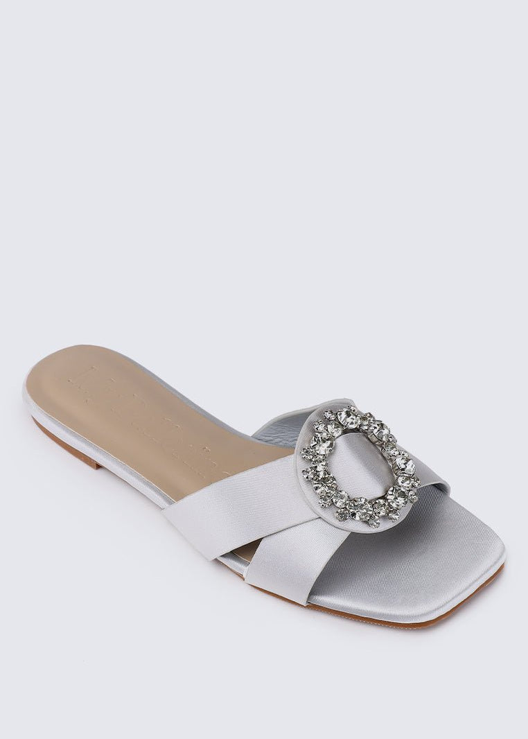 Charlie Comfy Sandals In SilverShoes - myballerine