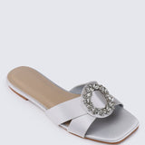 Charlie Comfy Sandals In SilverShoes - myballerine