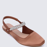 Charlize Comfy Ballerina In Copper - myballerine