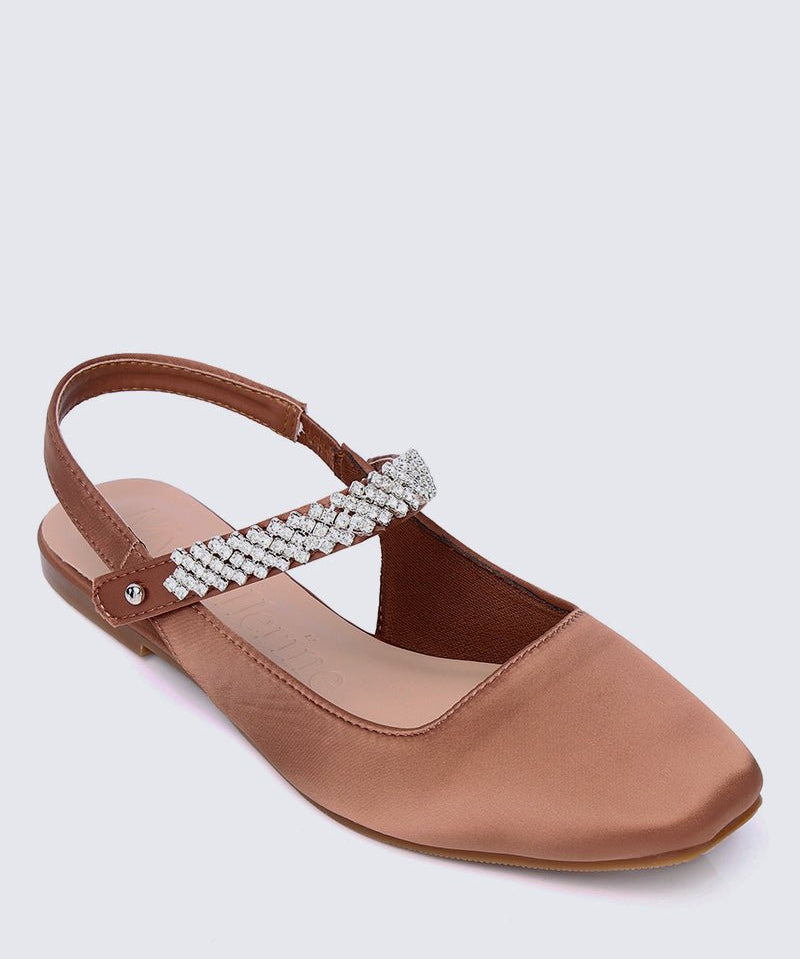 Charlize Comfy Ballerina In Copper - myballerine