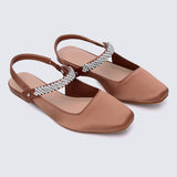 Charlize Comfy Ballerina In Copper - myballerine