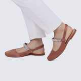 Charlize Comfy Ballerina In Copper - myballerine