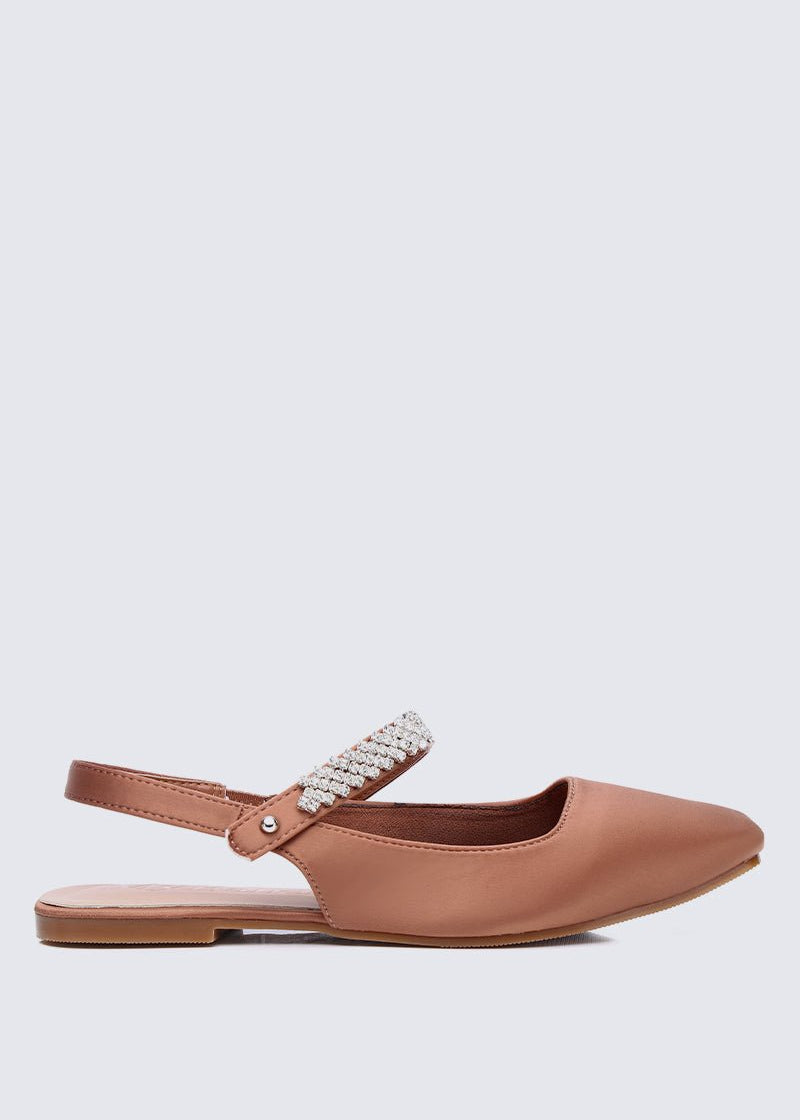Charlize Comfy Ballerina In Copper - myballerine