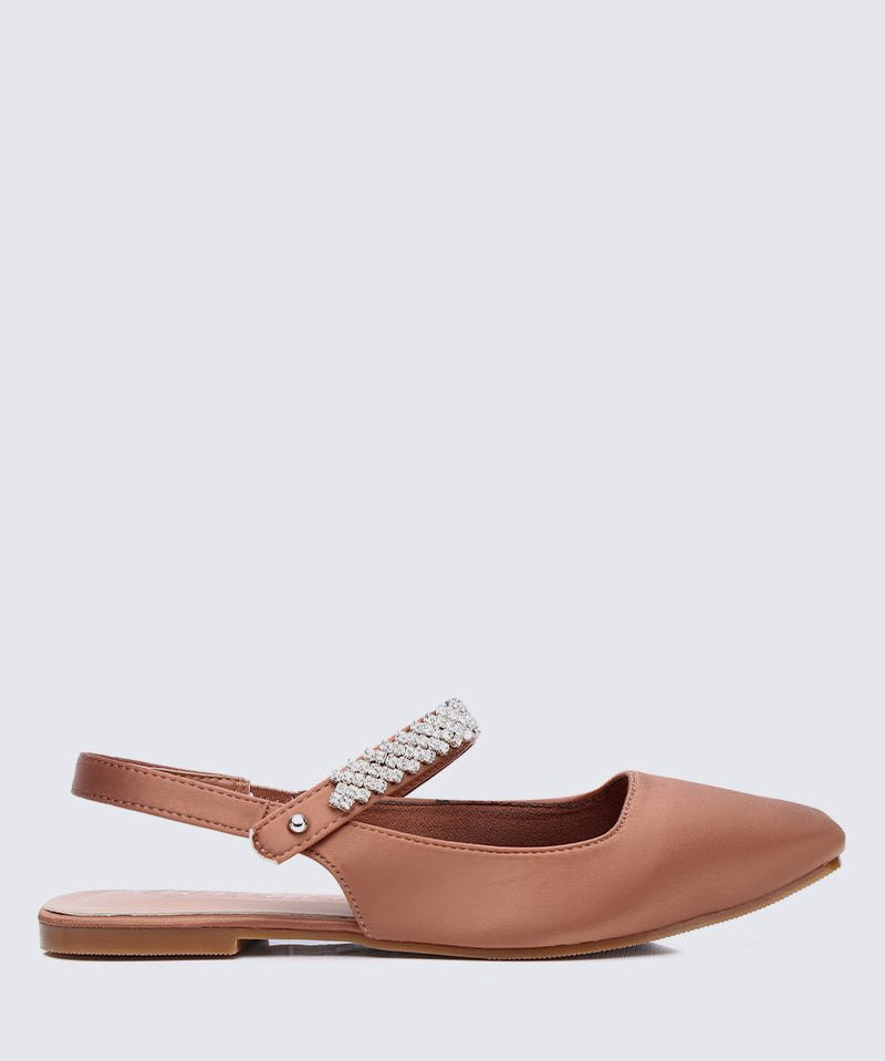 Charlize Comfy Ballerina In Copper - myballerine
