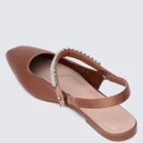 Charlize Comfy Ballerina In Copper - myballerine