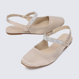 Charlize Comfy Ballerina In Nude - myballerine