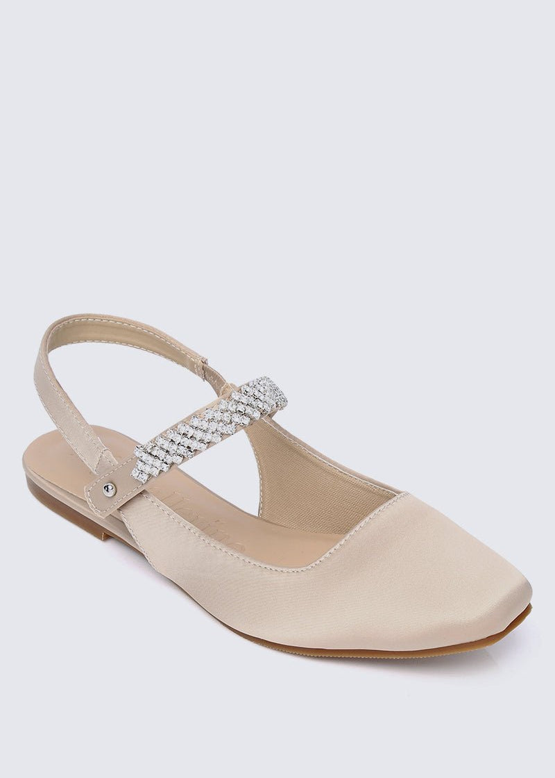 Charlize Comfy Ballerina In Nude - myballerine