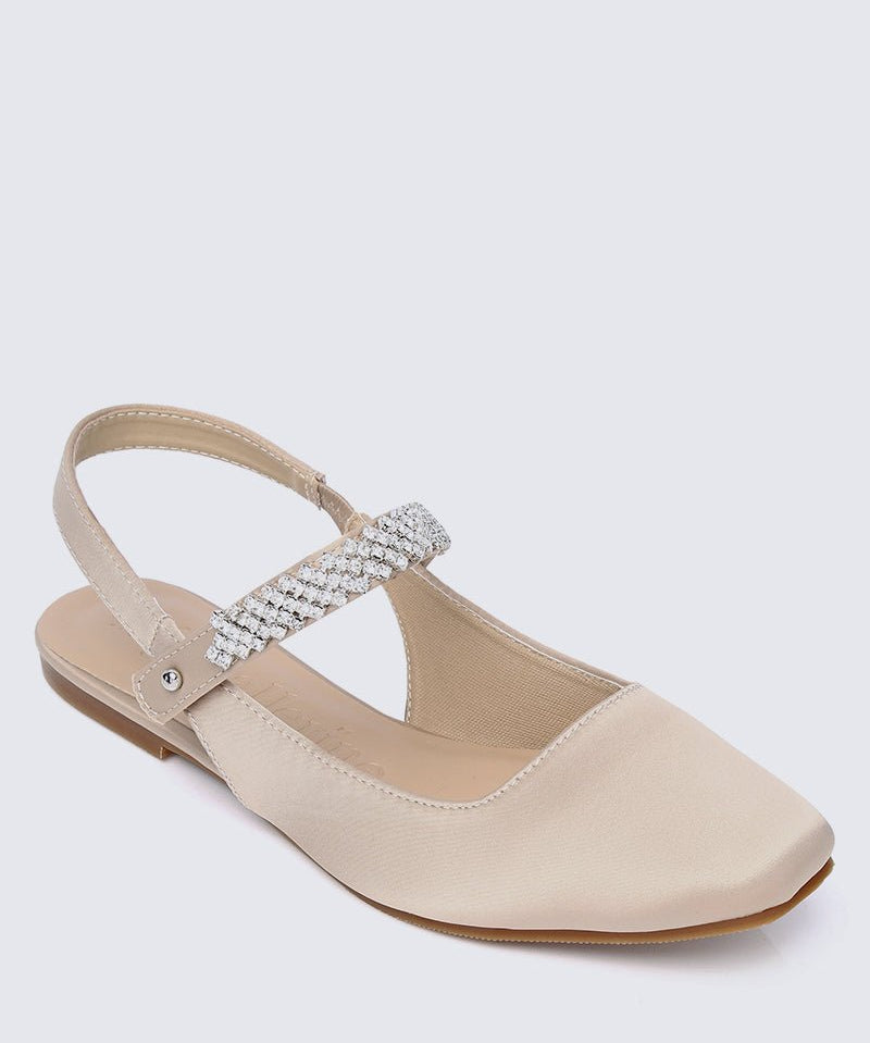 Charlize Comfy Ballerina In Nude - myballerine