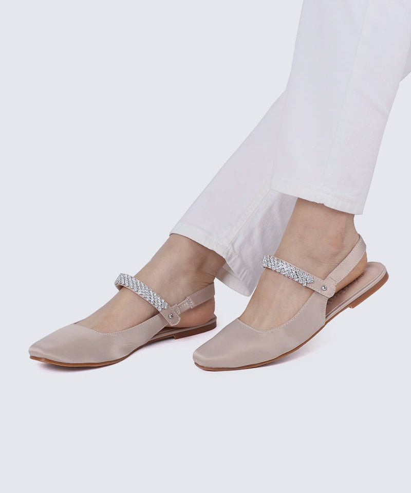 Charlize Comfy Ballerina In Nude - myballerine