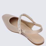 Charlize Comfy Ballerina In Nude - myballerine