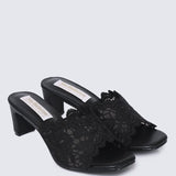 Chloe Comfy Heel In BlackHeels - myballerine