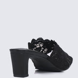 Chloe Comfy Heel In BlackHeels - myballerine
