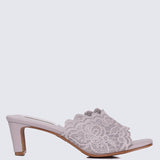 Chloe Comfy Heel In LilacHeels - myballerine